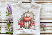 Whimsical Summer Sea Animals Clipart, an Illustration by OK Design (Thumbnail 6 of 6)