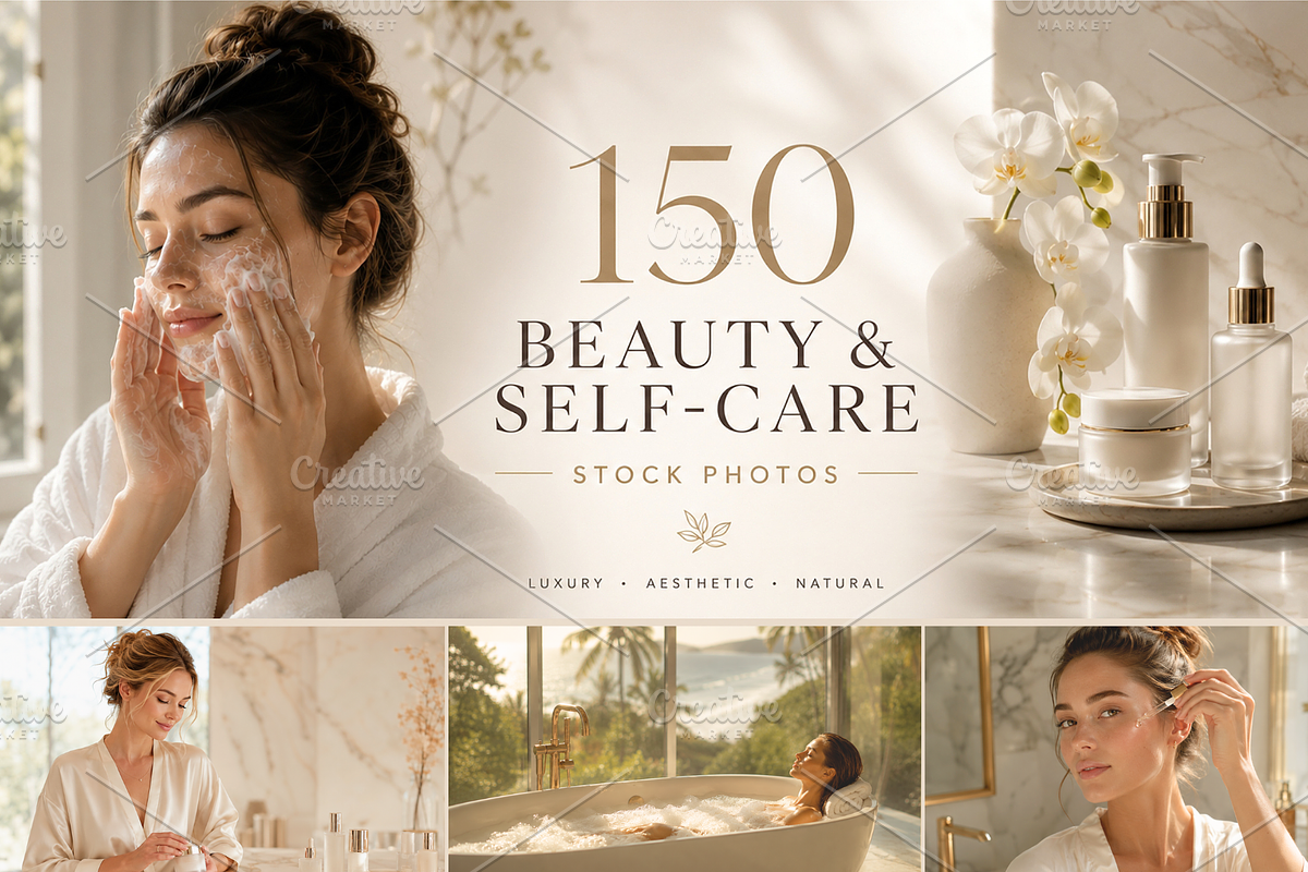 150 Beauty & Self-Care Stock Images, a Beauty & Fashion Photo by MarisoArt (Photo 1 of 6)