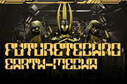 Airobotech - Future Sans Serif Font, a Sans Serif Font by Dhabee (Thumbnail 5 of 7)