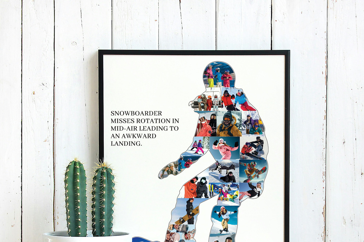 Female Snowboarder Photo Collage,, a Templates & Theme by AIW SOLUTIONS (Photo 2 of 4)