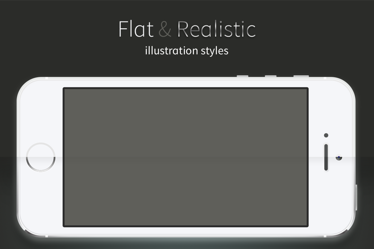 iPhone 5s Vector Pack, a Product Mockup by Device Kits (Photo 2 of 3)