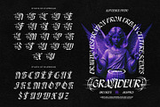 Sectra Chrome Typeface, a Blackletter Font by alit design (Thumbnail 10 of 17)