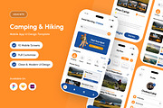 CampZone - Camping & Hike Mobile App, an App Template by productype1 (Thumbnail 1 of 5)