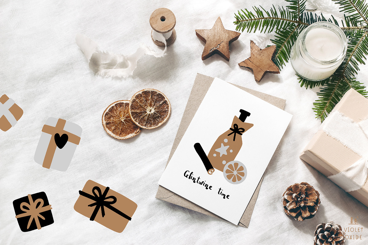 Merry Christmas Bundle, a Graphic by VioletOxide (Photo 6 of 13)