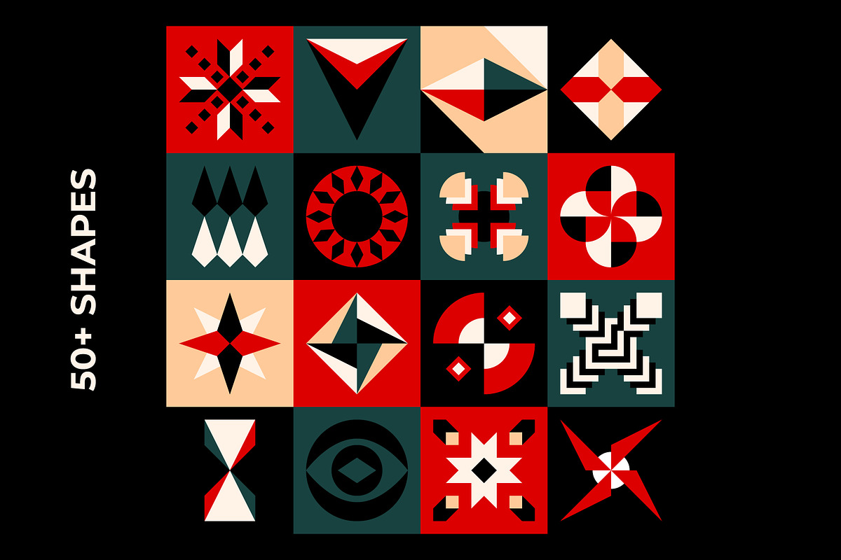 Art Geometry Kit Shapes, an Object Graphic by Neo Geo (Photo 2 of 5)