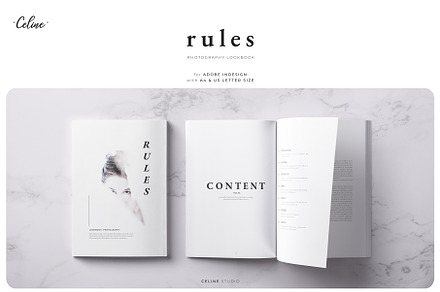 RULES Photography Lookbook Template