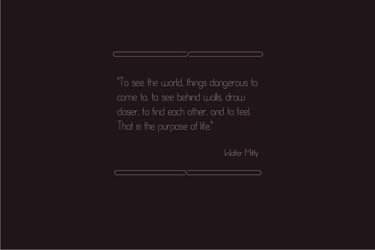 Thin Line Font preview 3