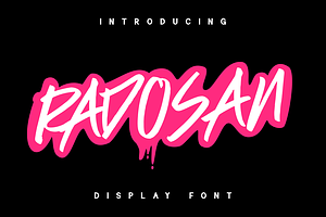 RADOSAN - Display Font