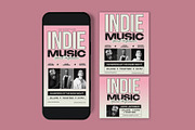 Indie Music Flyer - Affinity, a Flyer Template by graphicook (Thumbnail 3 of 3)