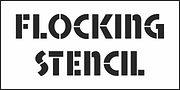 Flocking Stencil JNL, a Font by Jeff Levine Fonts (Thumbnail 2 of 5)