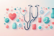 44 PNG Minimalist Medical Background, a Background Graphic by adenpinkstore (Thumbnail 32 of 34)