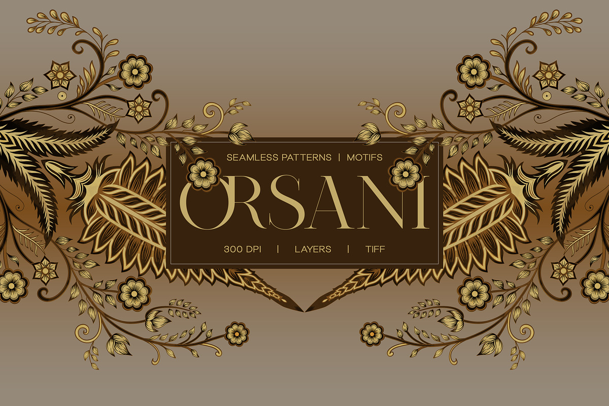 Orsani Traditional Prints And Motifs, a Pattern Graphic by LEAFure (Photo 1 of 10)