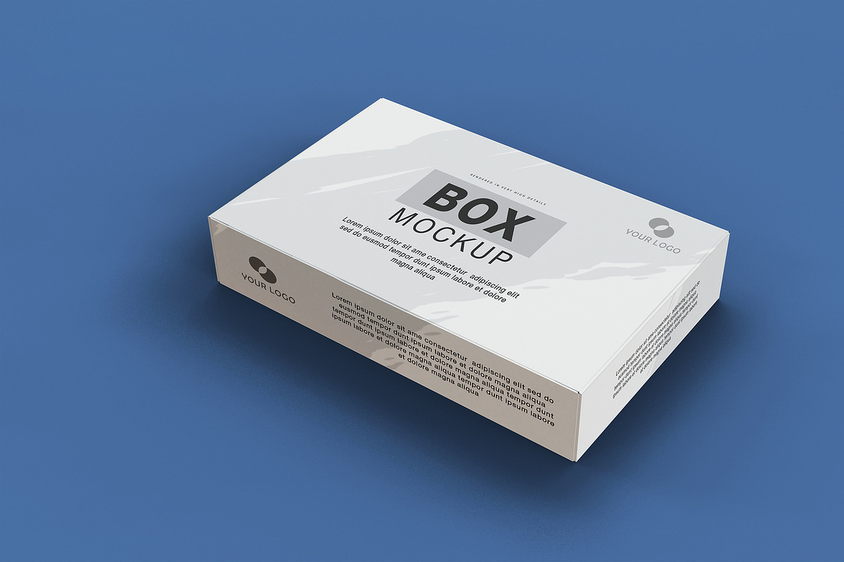 Rectangle box mockup design, a Packaging Mockup by Raihan Rahman (Photo 4 of 13)