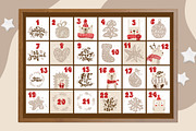 Christmas Scandinavian Advent Animal, an Object Graphic by Happy Letters (Thumbnail 4 of 6)