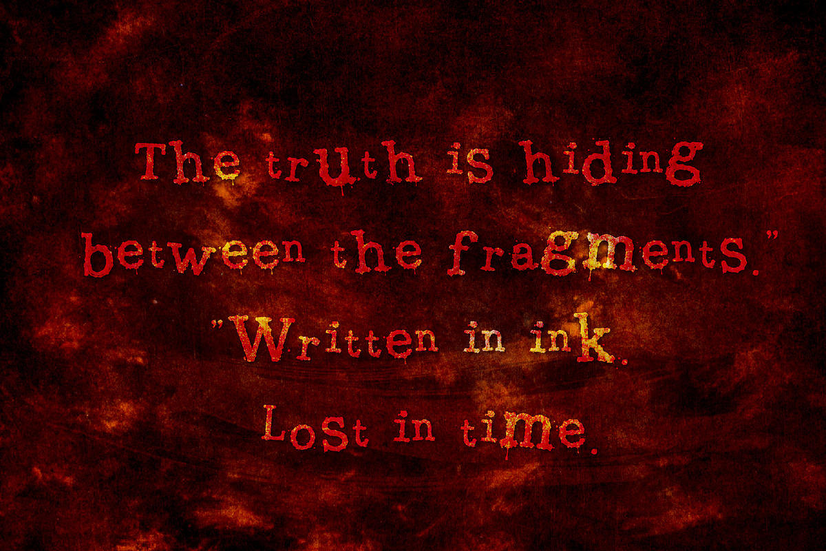 Graviots Fragmented - Broken Letters, a Serif Font by HypeWorksCo (Photo 5 of 12)