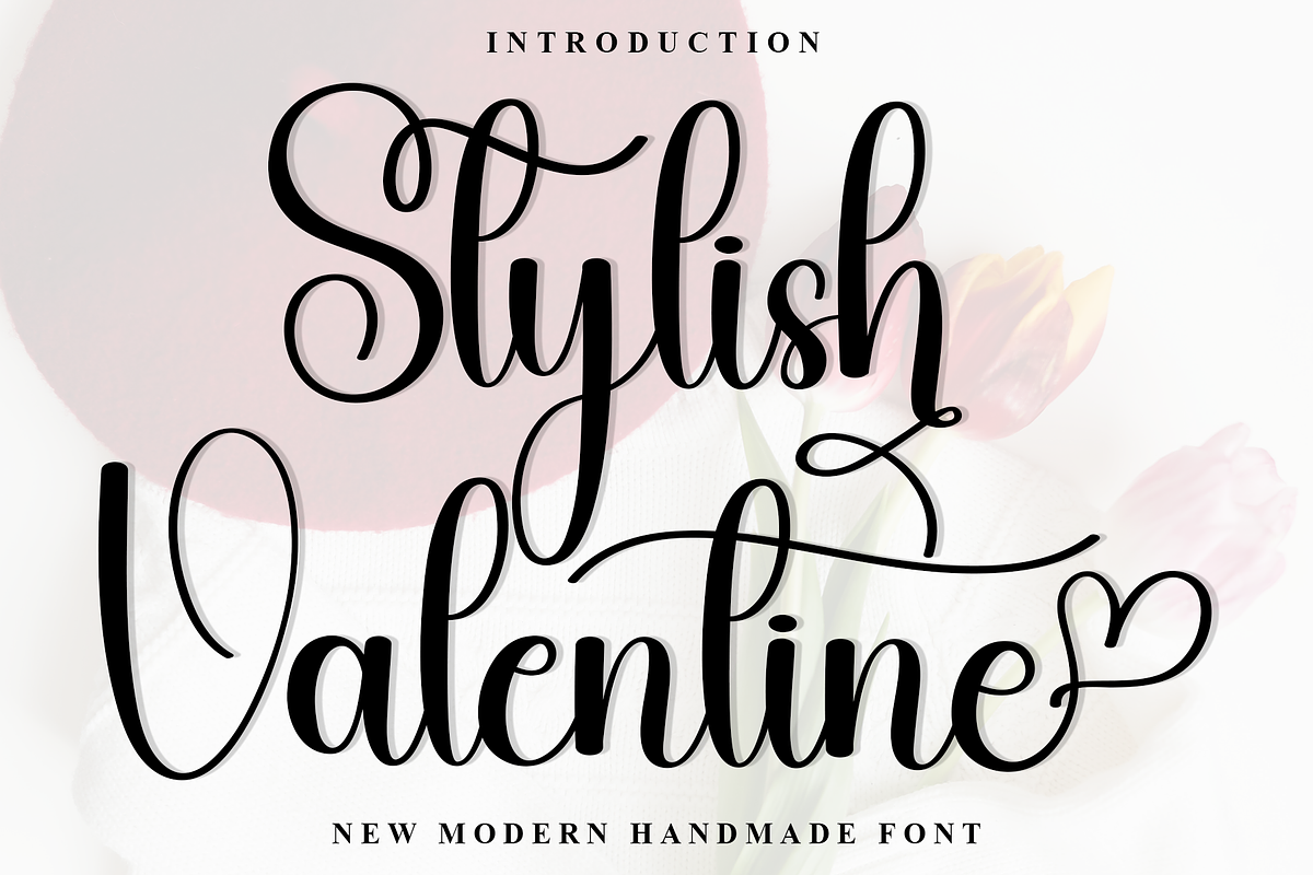 Stylish Valentine, a Handwritten Font by InermediaSTUDIO (Photo 1 of 8)