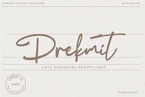 Drekmit Chic Script