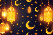 32 PNG Golden Islamic Lantern Patter, a Pattern Graphic by adenpinkstore (Thumbnail 5 of 17)
