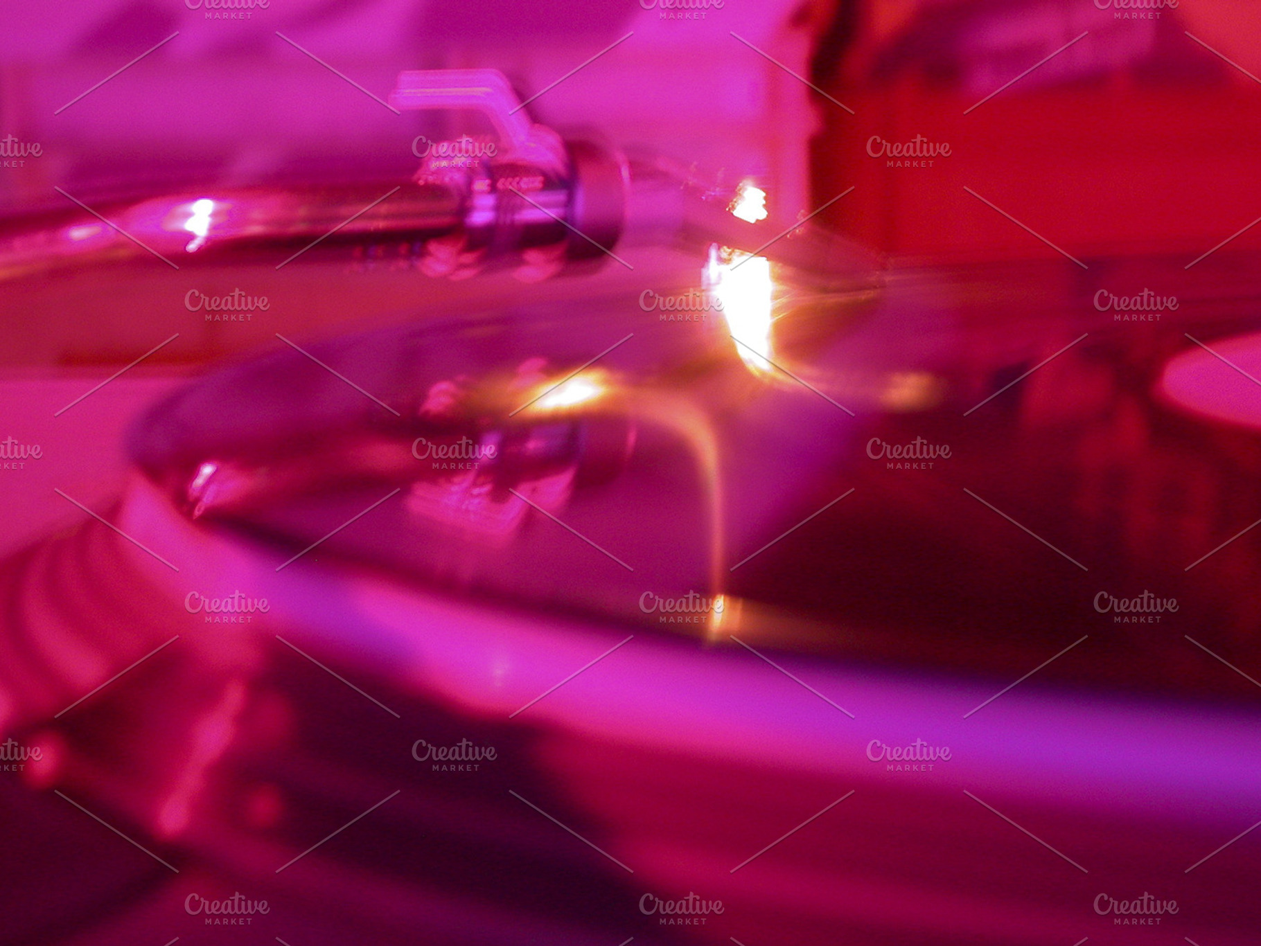 Vinyl Containing Vinyl Record Player And Club