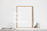 Wooden mockup, Mock ups, frame, a Mockup by VISTYLE STUDIO (Thumbnail 2 of 2)