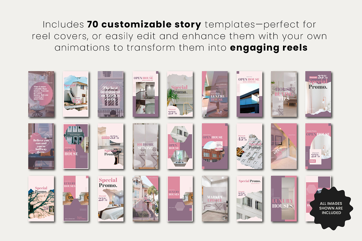 Real Estate Instagram Canva Templates preview 8