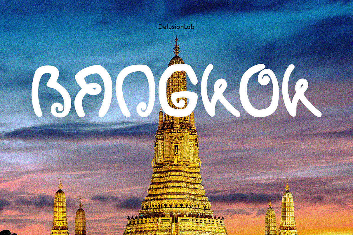 Thailook Style Font, a Handwritten Font by DelusionLab (Photo 6 of 6)