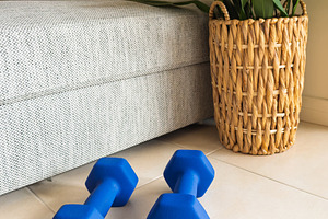 Dumbbells Home Workout Challenge, a Sports & Recreation Photo by THP Creative
