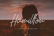 Hamillton Script Font, a Script Font by Ardyanatypes (Thumbnail 1 of 10)