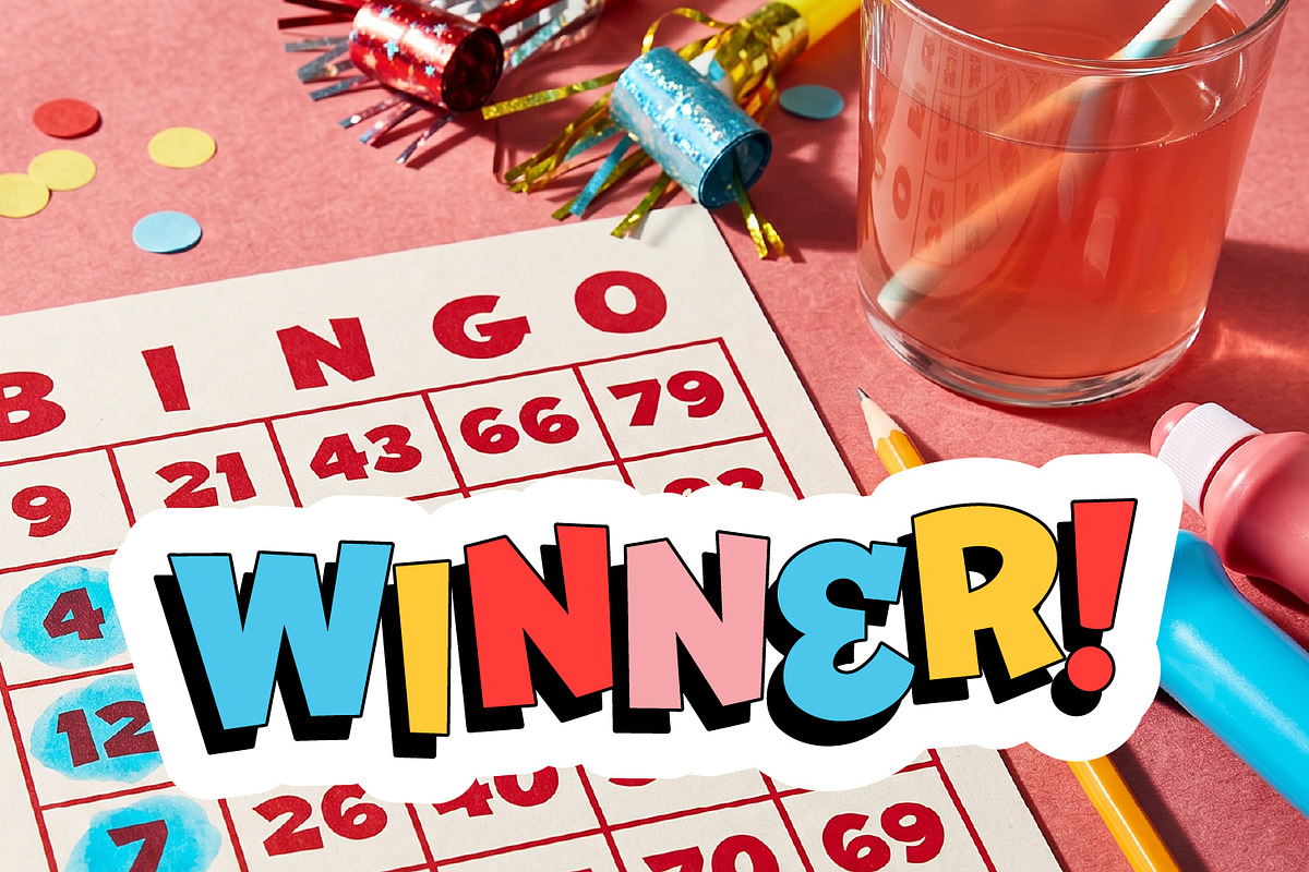 Bingo Night, a Sans Serif Font by Dirty Bandits Type (Photo 4 of 10)