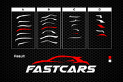 Car Line Shapes for Logos, a Shape Add-On by Akdesain (Thumbnail 1 of 3)