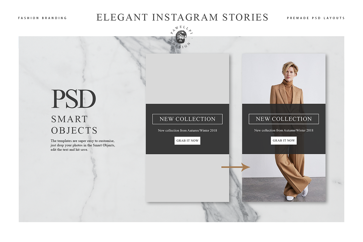 ELEGANT INSTAGRAM STORIES, a Social Media Template by pawellpi (Photo 19 of 26)