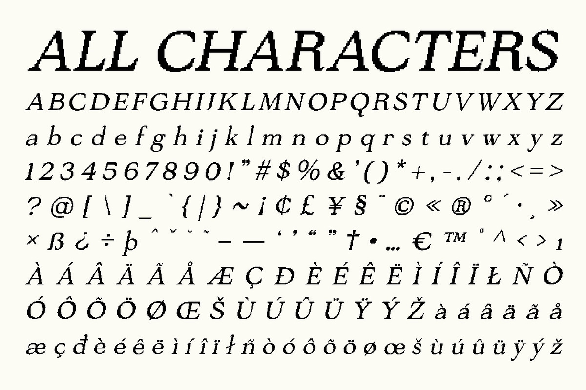 Ascella Pixel, a Serif Font by Craft Supply Co. (Photo 8 of 8)
