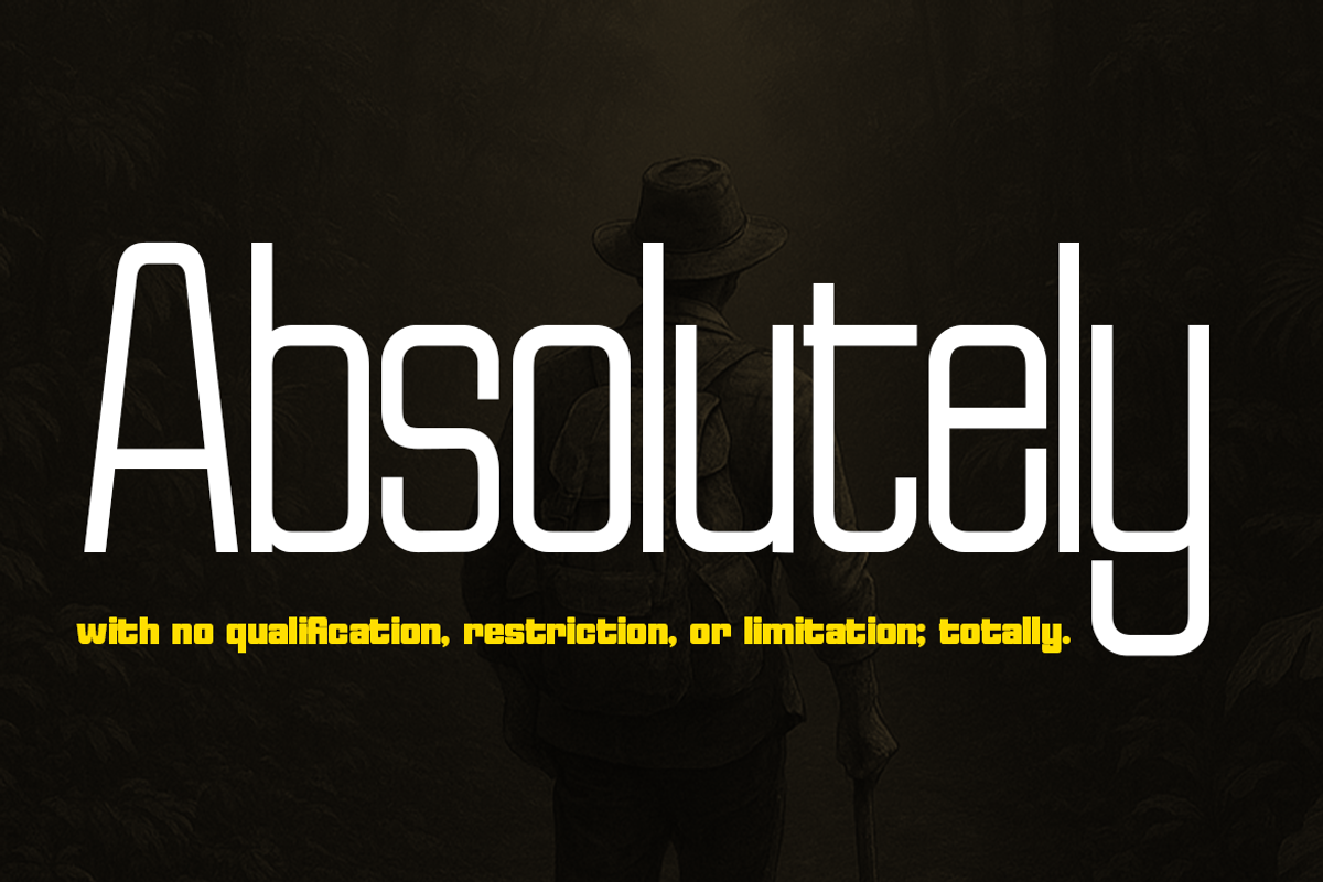 Reflect of Strictly Semi Condensed, a Sans Serif Font by groens (Photo 3 of 5)