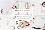 Elegant Blush Wedding Mockup Bundle, a Packaging Mockup by Marsala Digital (Thumbnail 17 of 17)