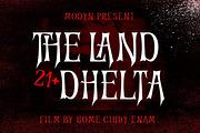 Laghio Kumi - Display Horror Font, a Serif Font by twinstd (Thumbnail 4 of 8)