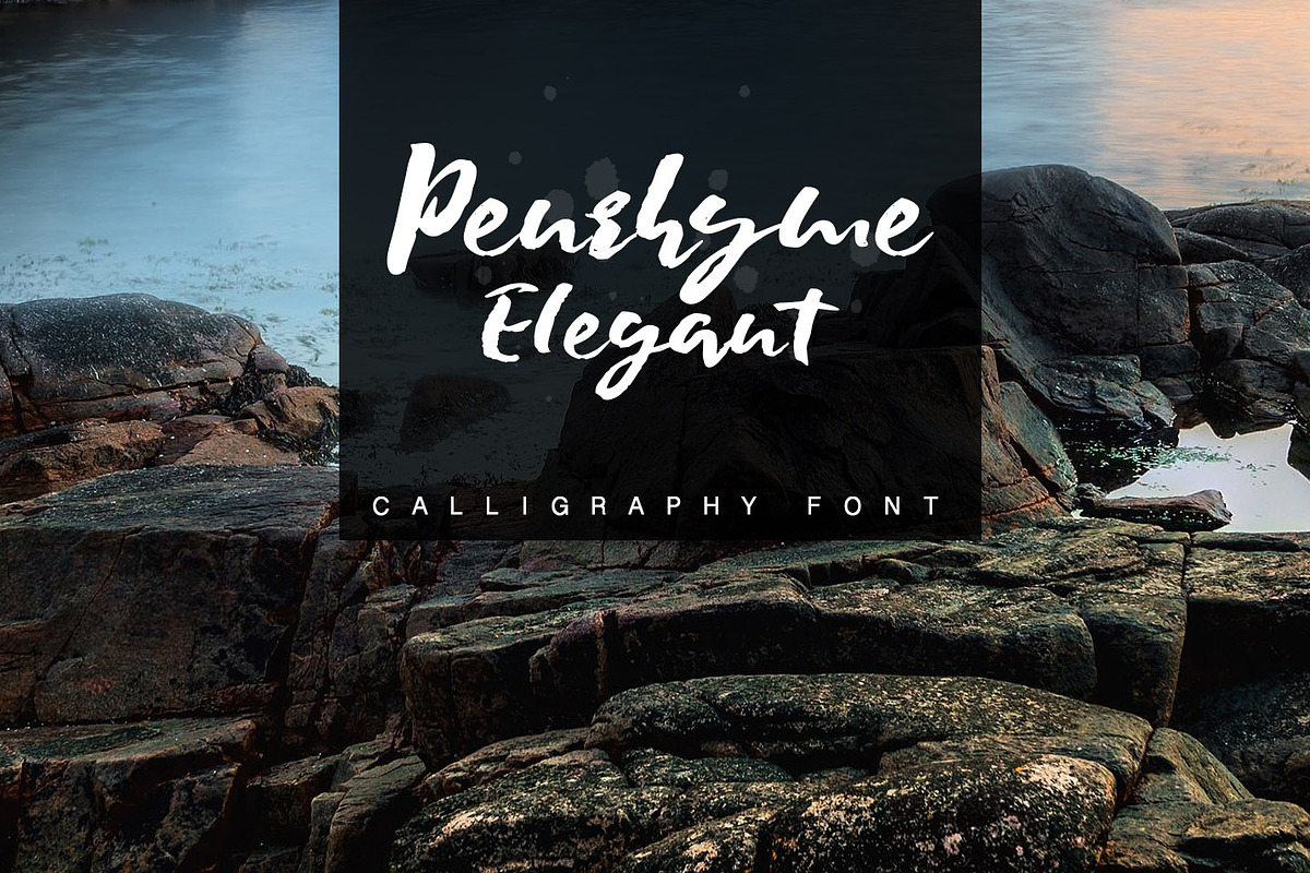Penrhyme Calligraphy Font preview 5