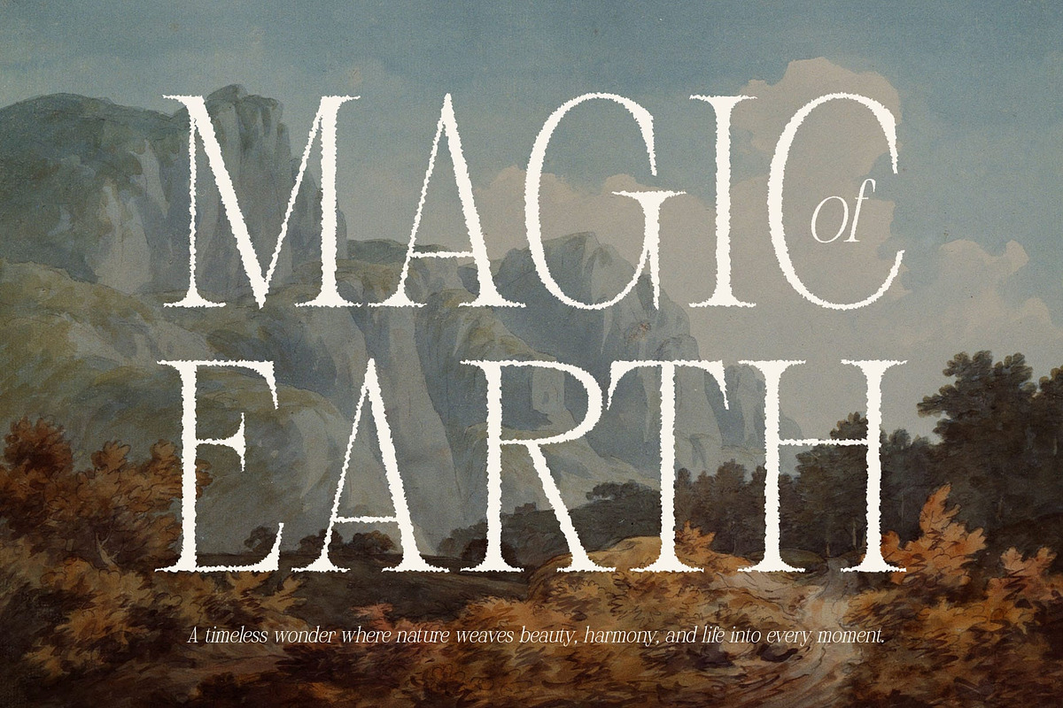 Risley Rough, a Serif Font by Craft Supply Co. (Photo 6 of 8)