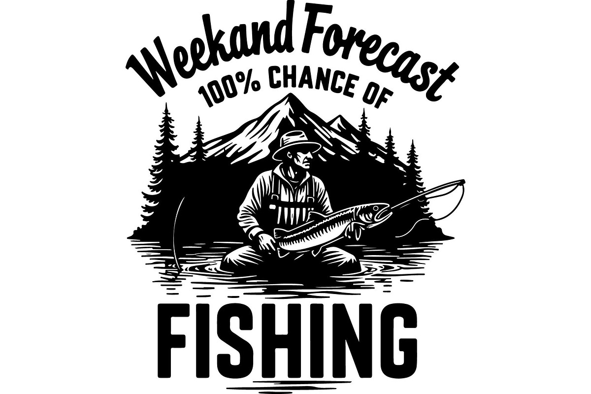 Fishing Quote T-Shirt Bundle, an Object Graphic by Designer_Momina (Photo 8 of 10)