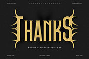 Doxog - Gothic Typeface Font, a Blackletter Font by QR Design Studio (Thumbnail 7 of 7)
