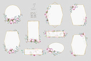 Pink Peonies and Eucalyptus clipart, a Decorative Illustration by ReachDreams (Thumbnail 7 of 10)