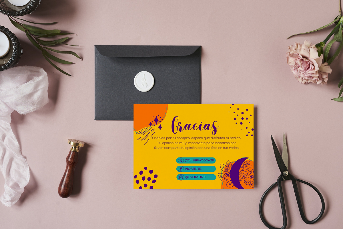 Business thank you card, a Card Template by JoDiFe (Photo 3 of 5)
