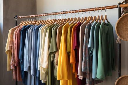 Colorful clothes hanging on hanger i, a Photo by Iftikhar Alam