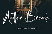 Awtter Break, a Script Font by pineungtype (Thumbnail 1 of 8)