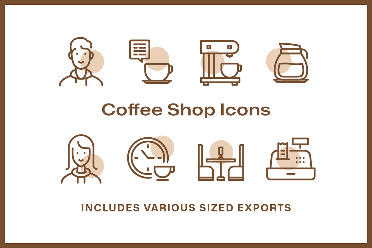 36 Coffee Shop Icons, an Icon by Furnace (Photo 4 of 5)