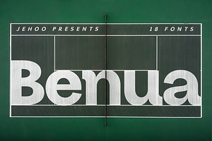 Benua Grotesque TypeFamily + Italic
