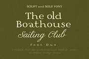 Vintage Serif & Calligraphy Script, a Handwritten Font by Laras Wonderland (Thumbnail 1 of 21)