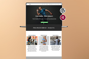Mova Personal Trainer Wordpress, a WordPress Template by Templatelabsdesign