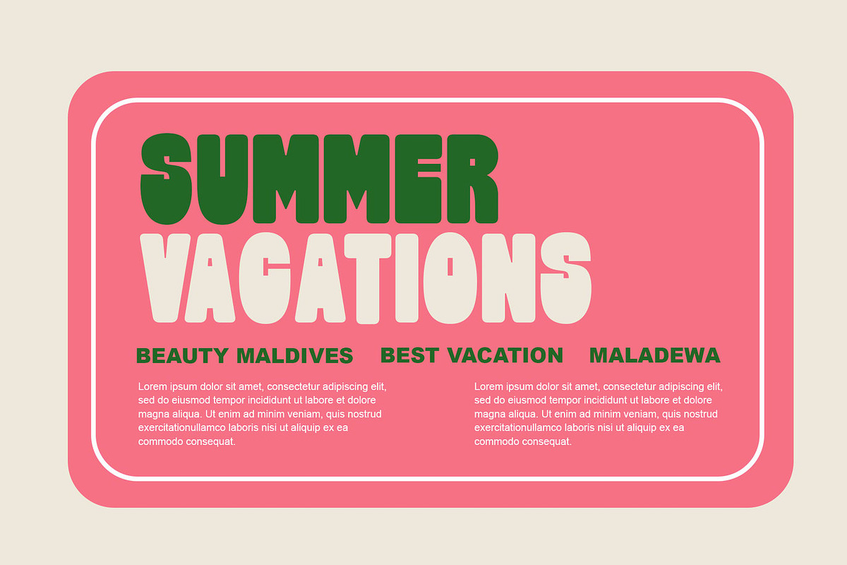 Baghust - Unique Sans Serif Font, a Sans Serif Font by Luna Shop (Photo 6 of 6)