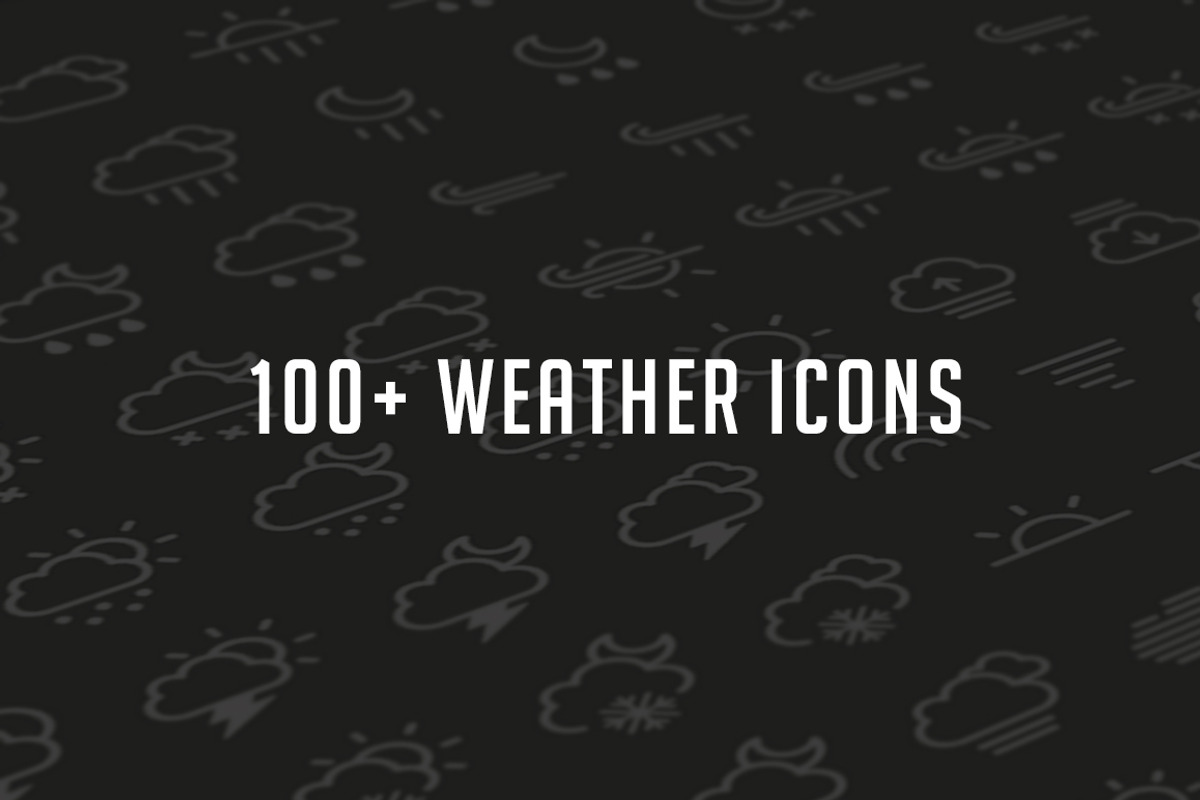Weather Glyph Set, an Icon by Web Icon Set (Photo 1 of 4)