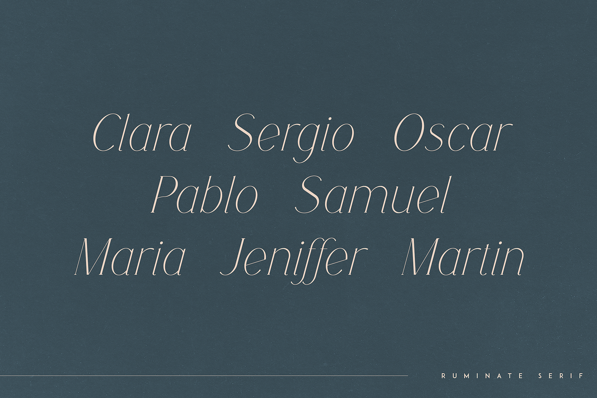 Ruminate - Serif Typeface, a Serif Font by Only Fonts (Photo 4 of 11)